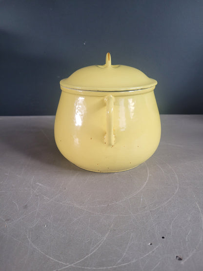 Marmite en fonte émaillée jaune DRU Holland - Ref 842