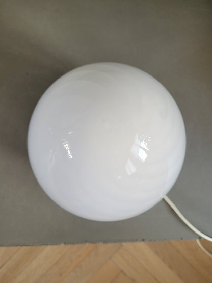 Lampe egg spirale en verre de Murano - Ref 497