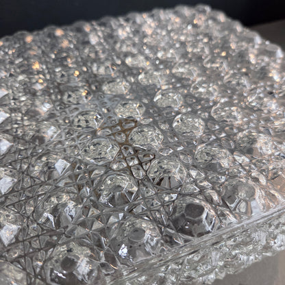 Plafonnier ou applique en verre moulé - Ref 1431