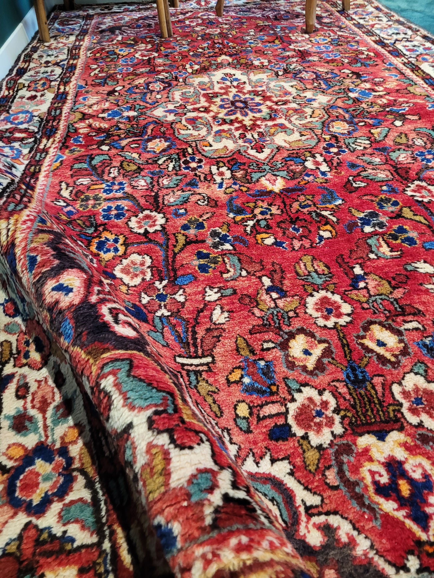 Tapis d'Iran en laine - Fait main - 274x158cm - Ref 795