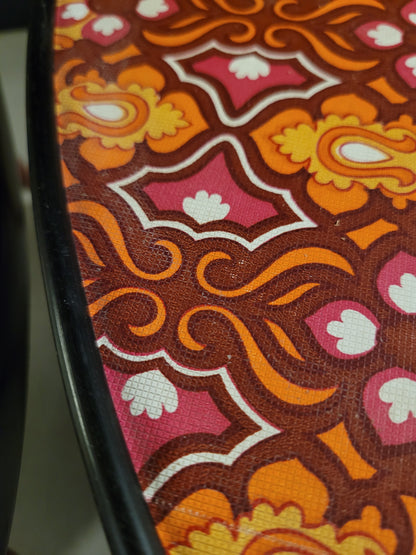 Paire de porte-plantes vintages  à motifs - Ref 574