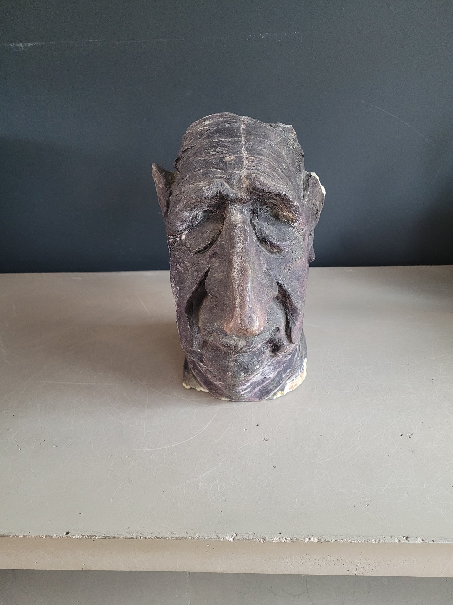 Buste Charles De Gaulle signé, numéroté et daté de 1991 - Caricature - Ref 837