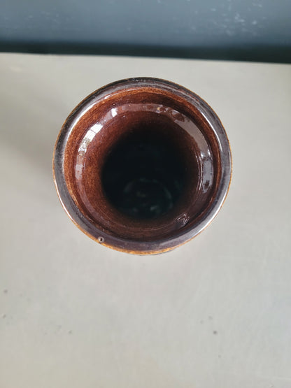 Vase West Germany fat lava - Ref 496
