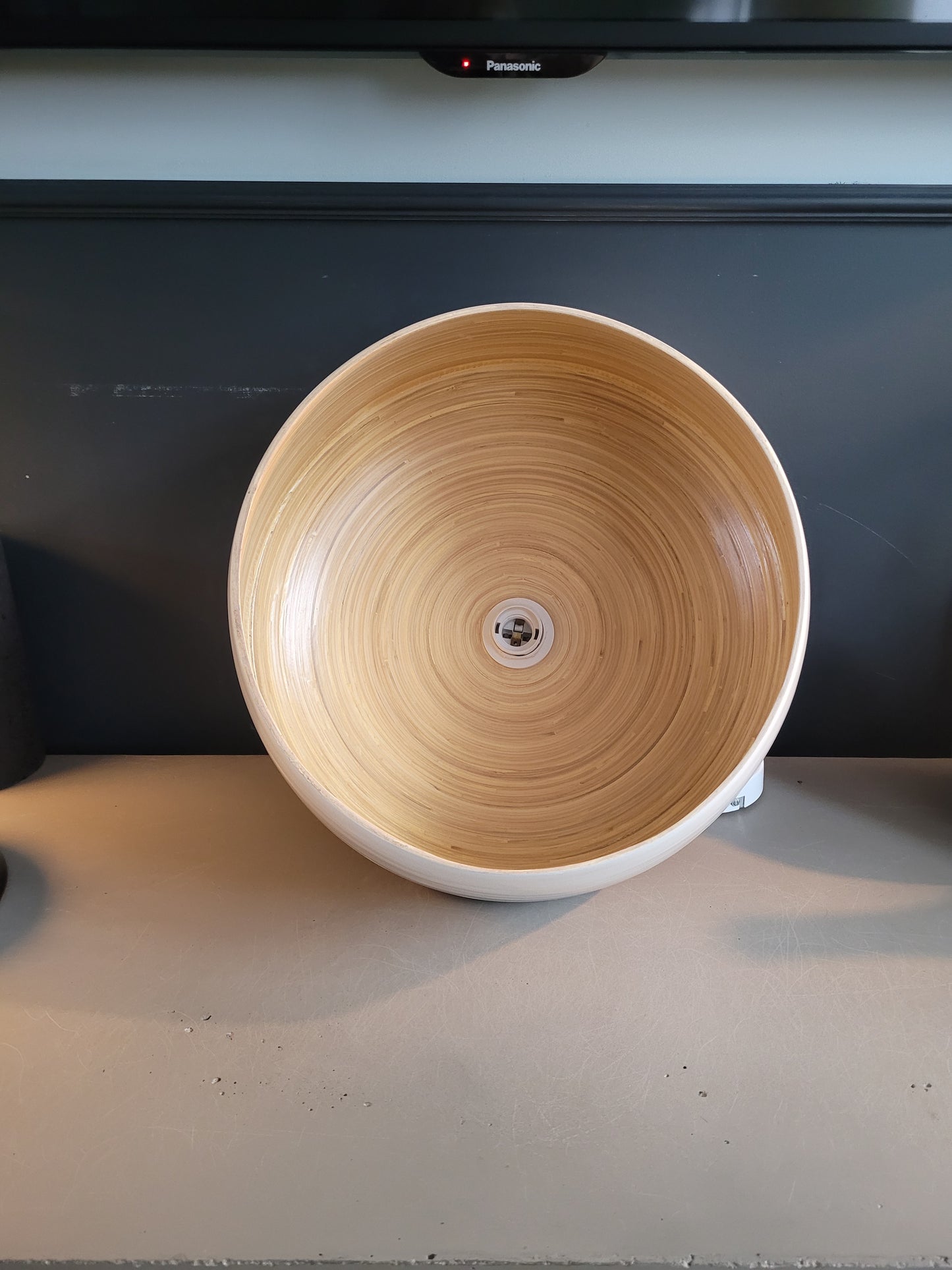 Suspension en bambou et blanc - Ref 58