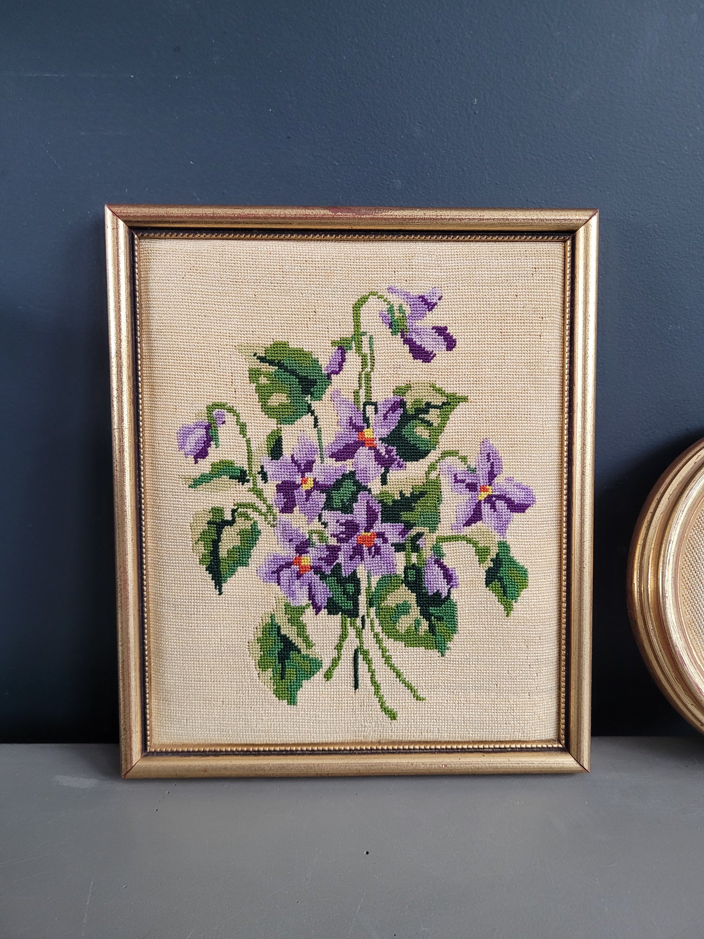 Paire de tableaux Broderies - Ref 1003