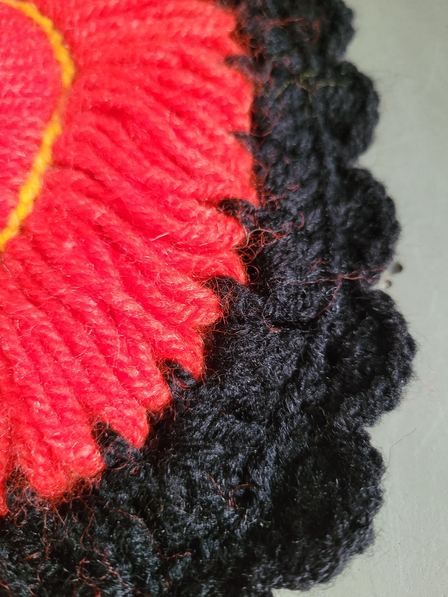 Housse de coussin en crochet 35x35 - Ref 771