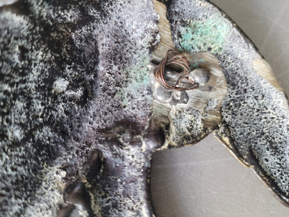 Envolée d'hirondelles anciennes en laiton massif - Ref 850