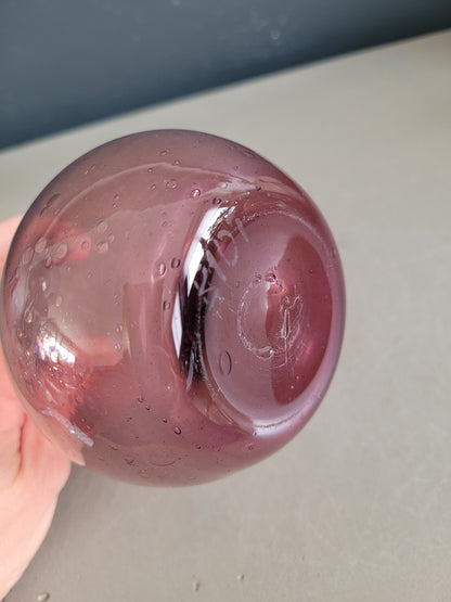 Vase soliflore en verre bullé Biot- Ref 642