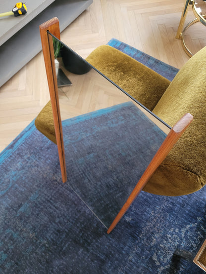 Miroir scandinave en teck - Ref 1016