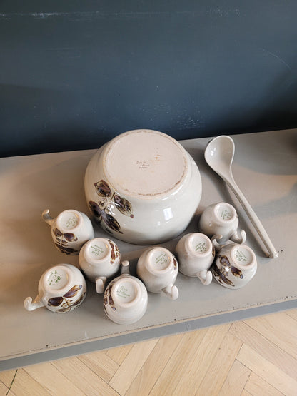 Service à salade de fruits Grès de l'Arnon - 649