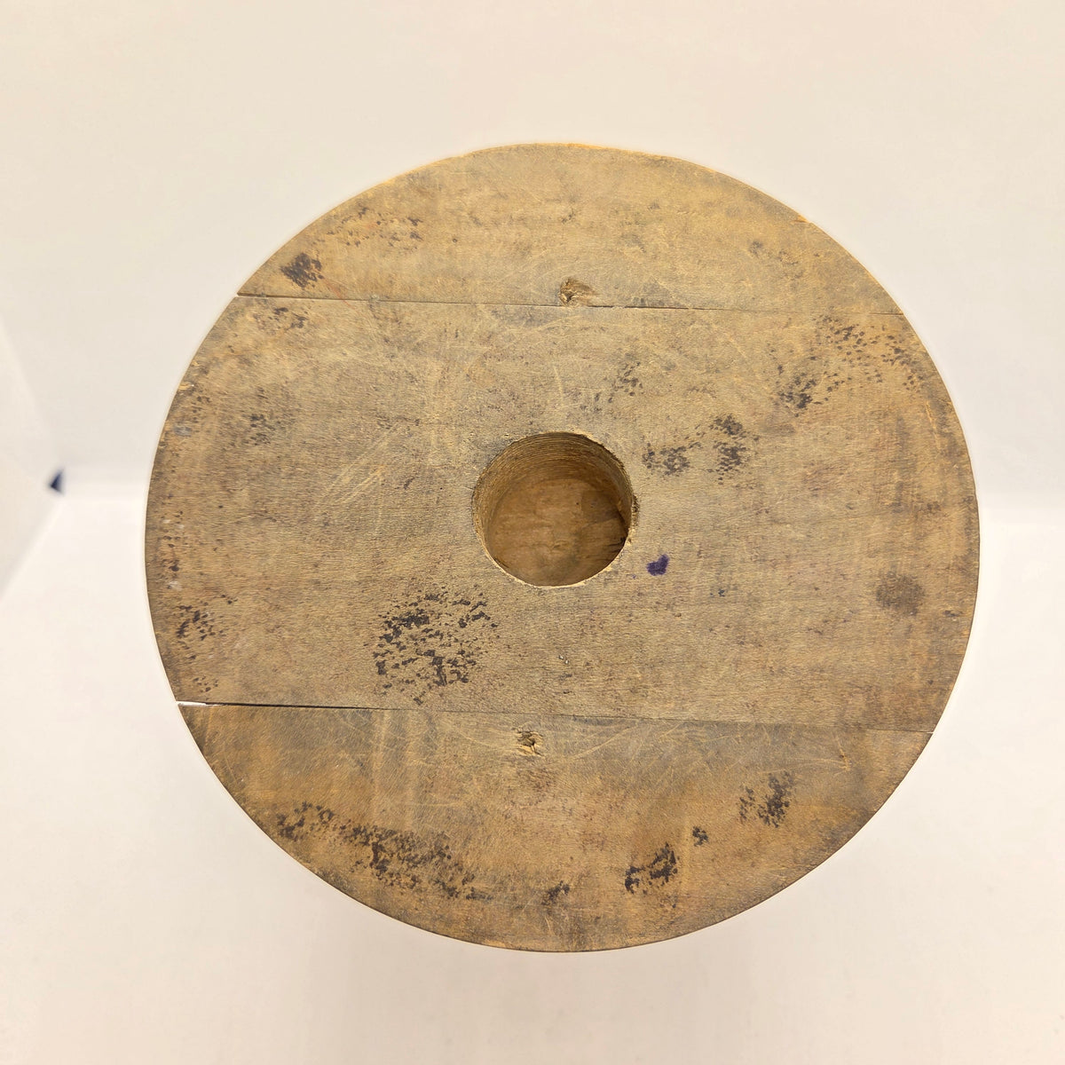 Forme à chapeaux ancienne en bois - Marotte sur pied - Ref 1417