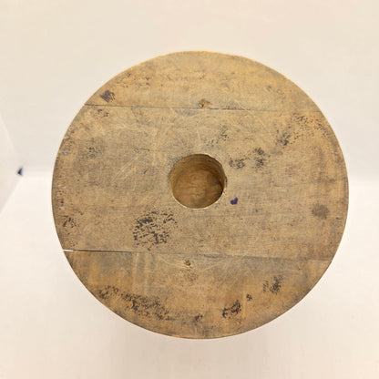 Forme à chapeaux ancienne en bois - Marotte sur pied - Ref 1417