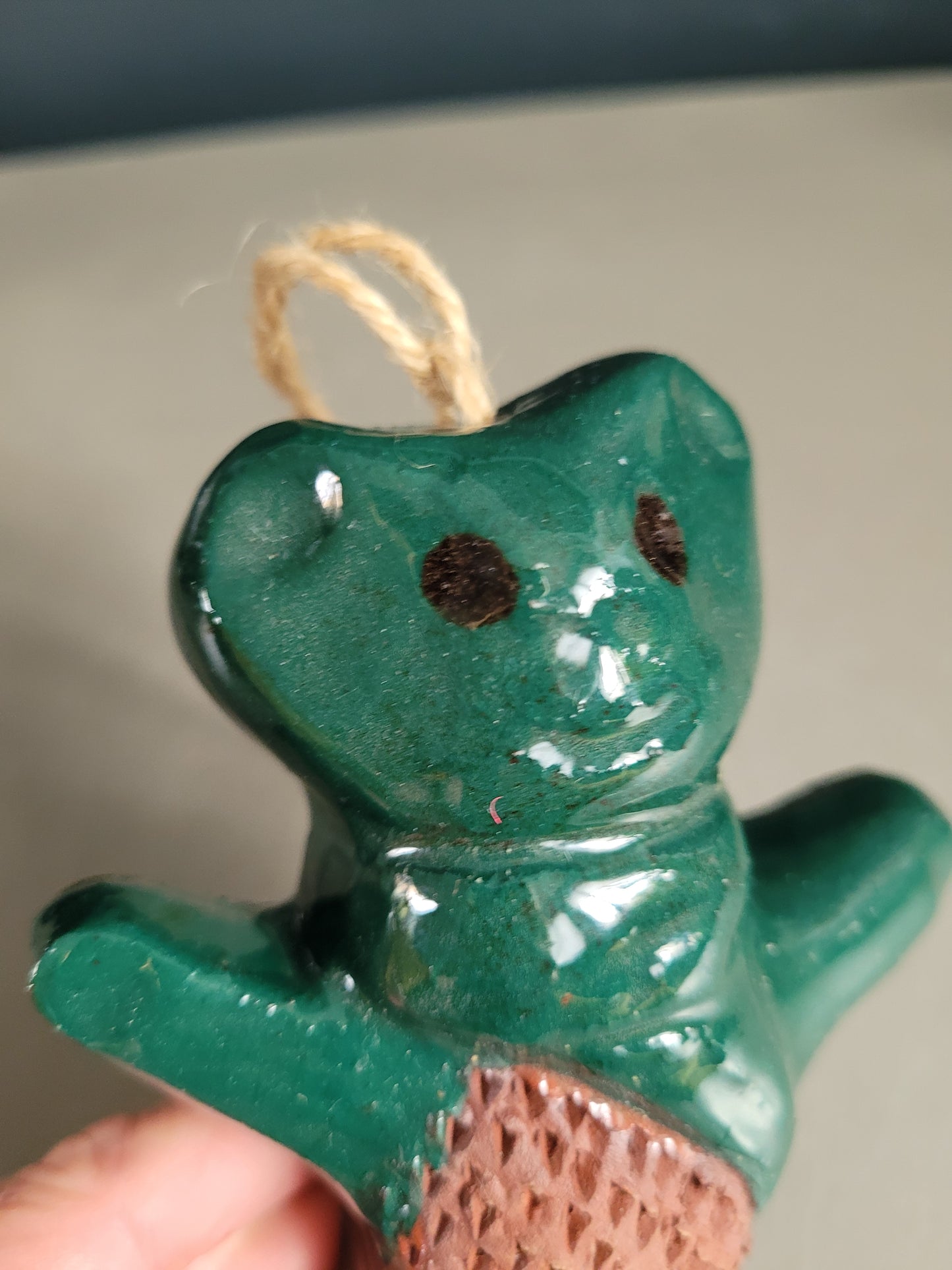 Râpe à ail en terre cuite vernissee - Ref 371