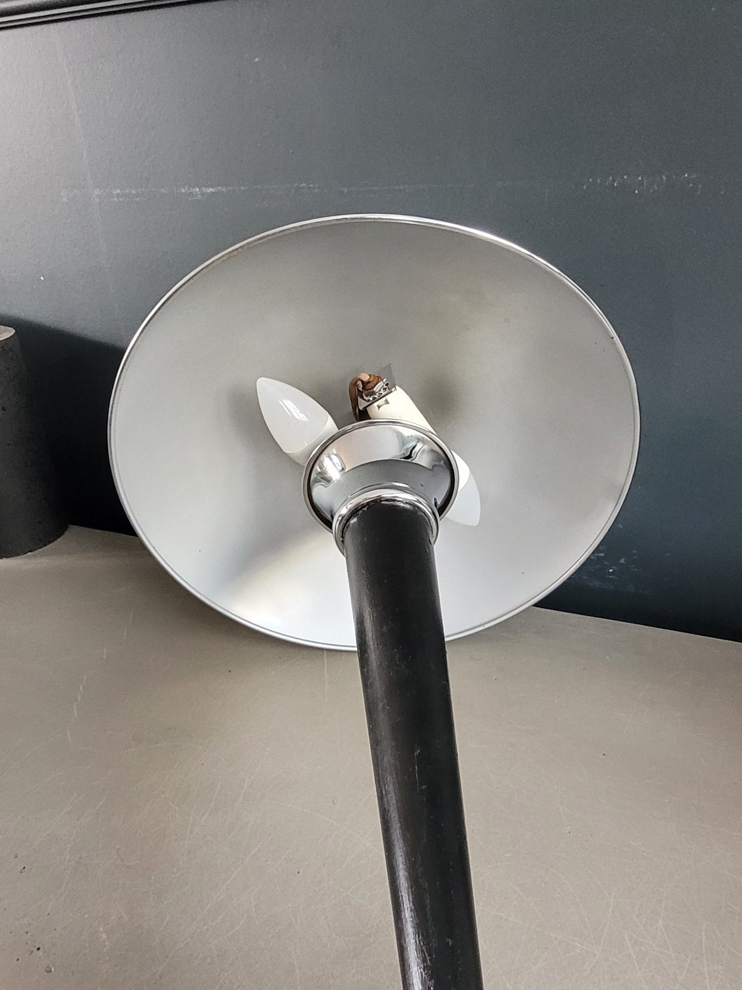 Lampe Dakapo Ikea Art-Deco chromée- Ref 792