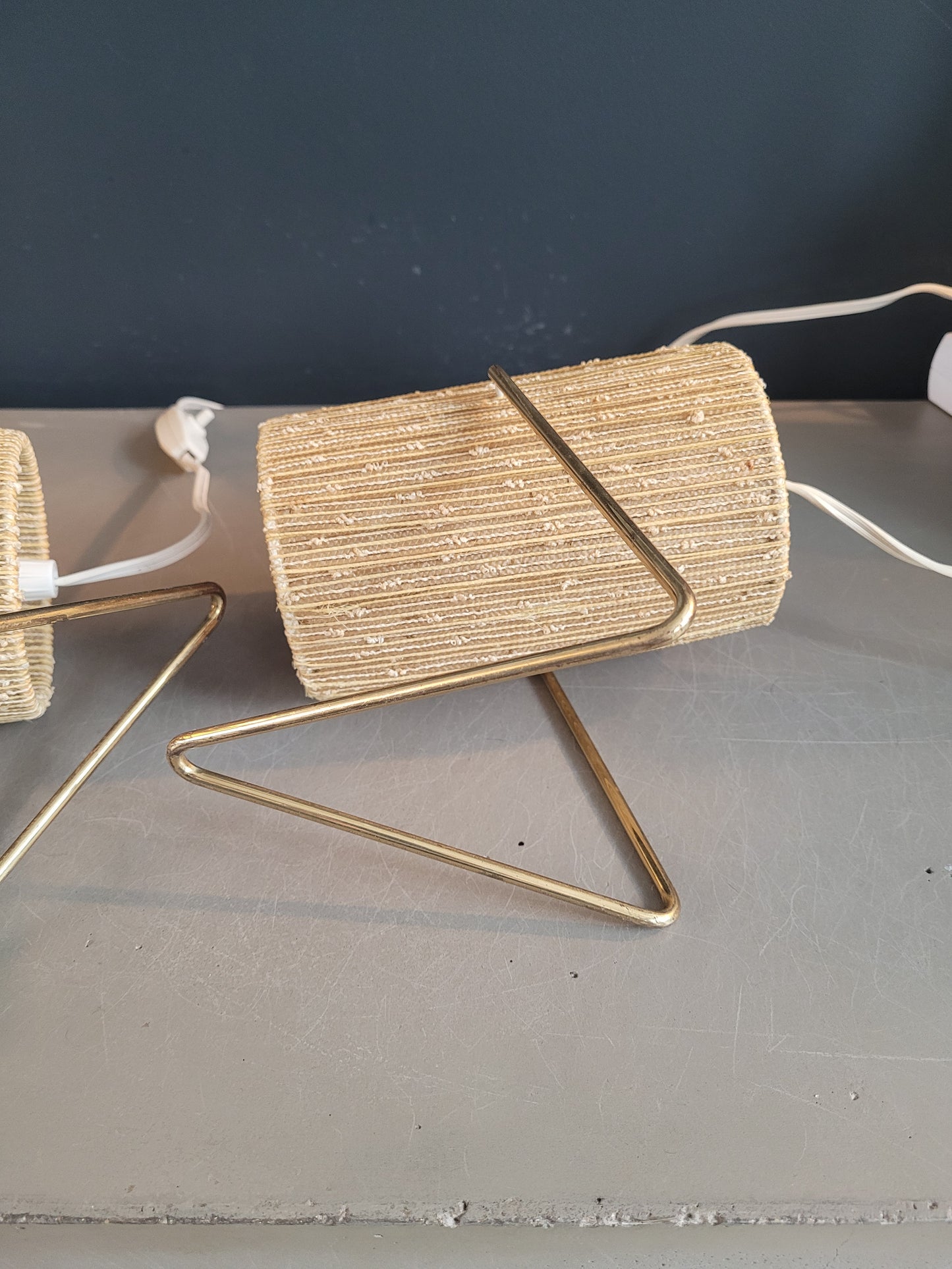 Paire de lampes orientables vintage - Ref 528