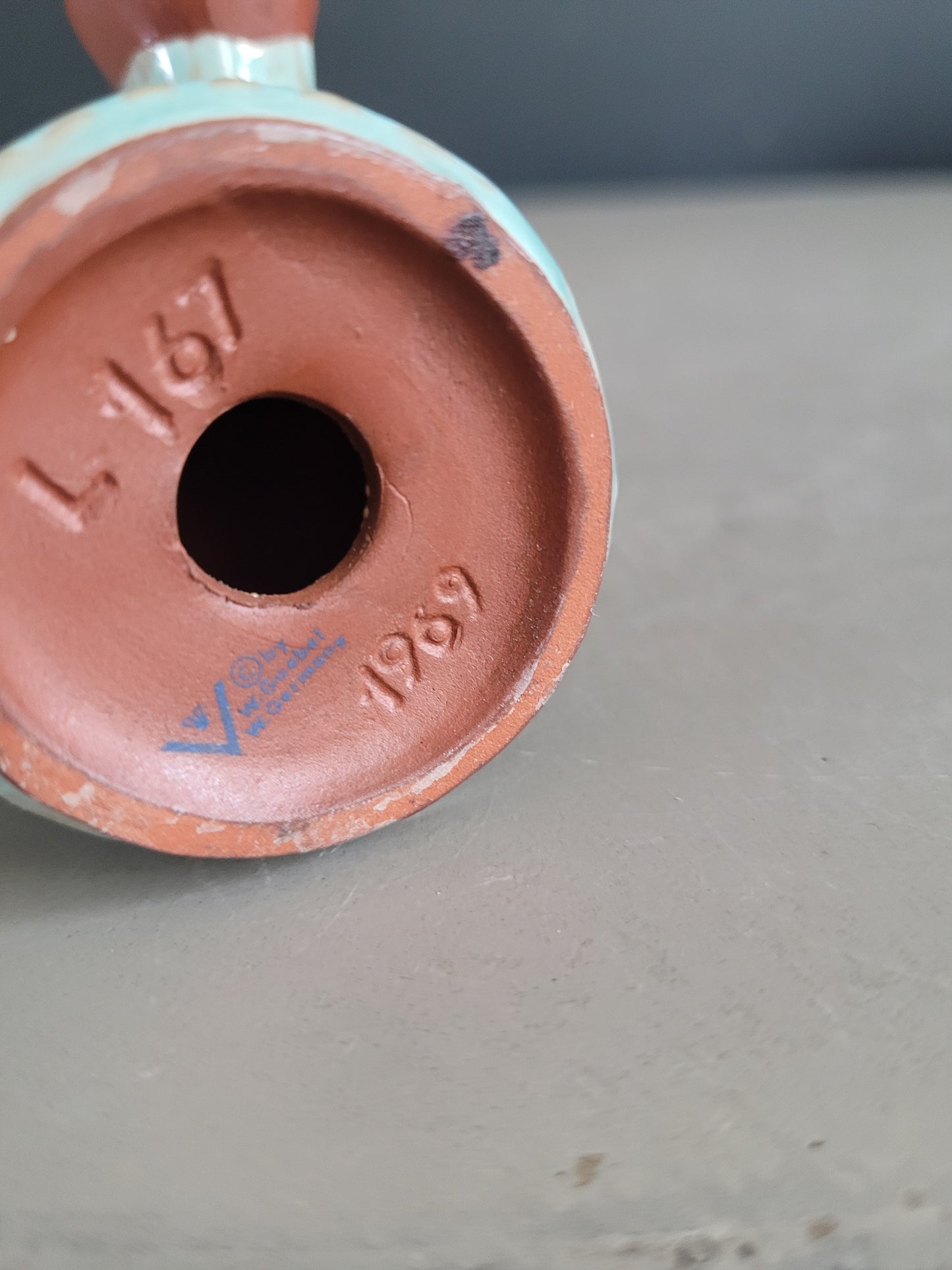 Bougeoir en céramique Goebel n°167 W Germany 1969 - Ref 903