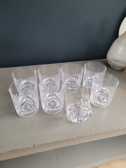 8 verres à eau en cristal - Ref 767