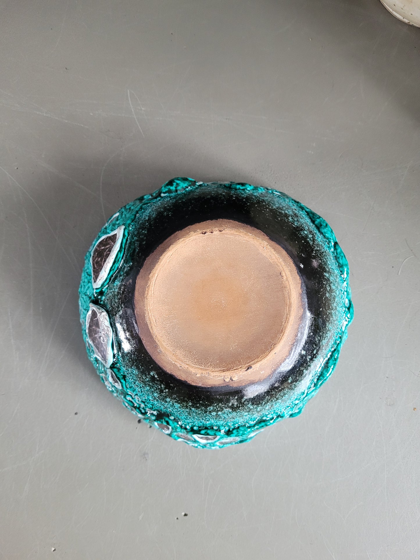 Coupelle fat lava turquoise - Ref 1000
